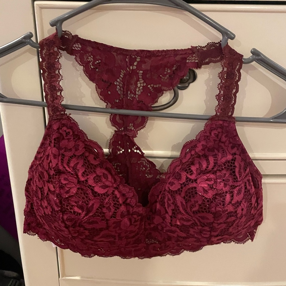 Xhilaration Maroon Bralette